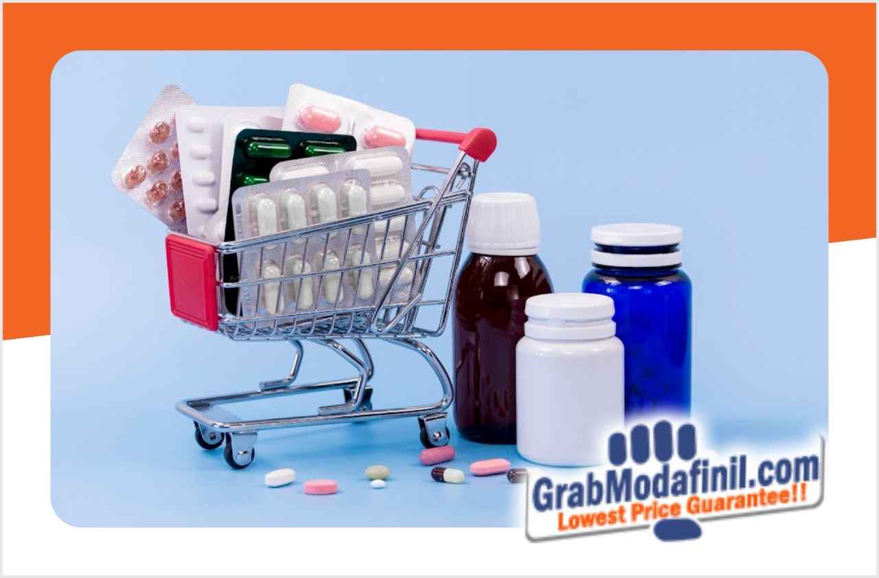 Modafinil pills in Cart